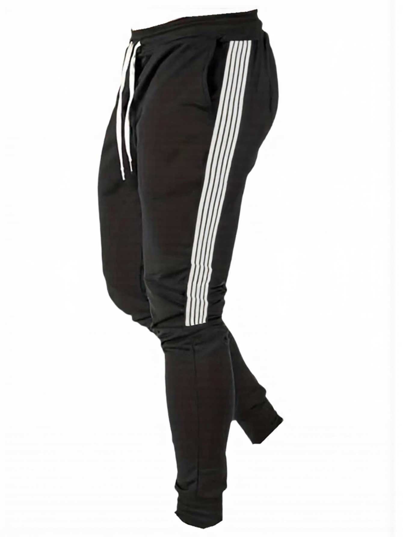 Running Pant Jogger - بنطلون رياضي رجالي بتصميم 3 خطوط