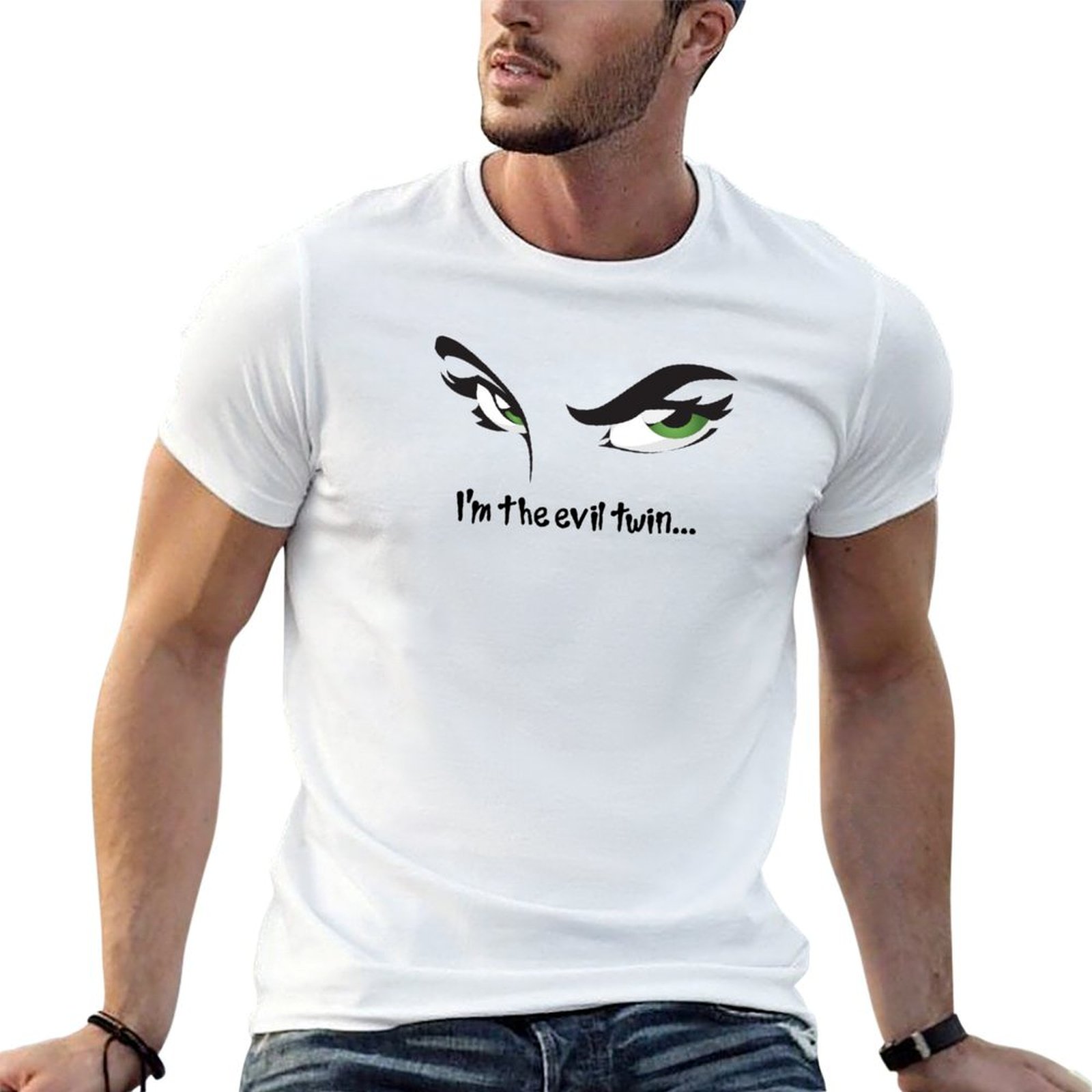 Street Fashion Quotes - تي شيرت I'm The Evil Twin