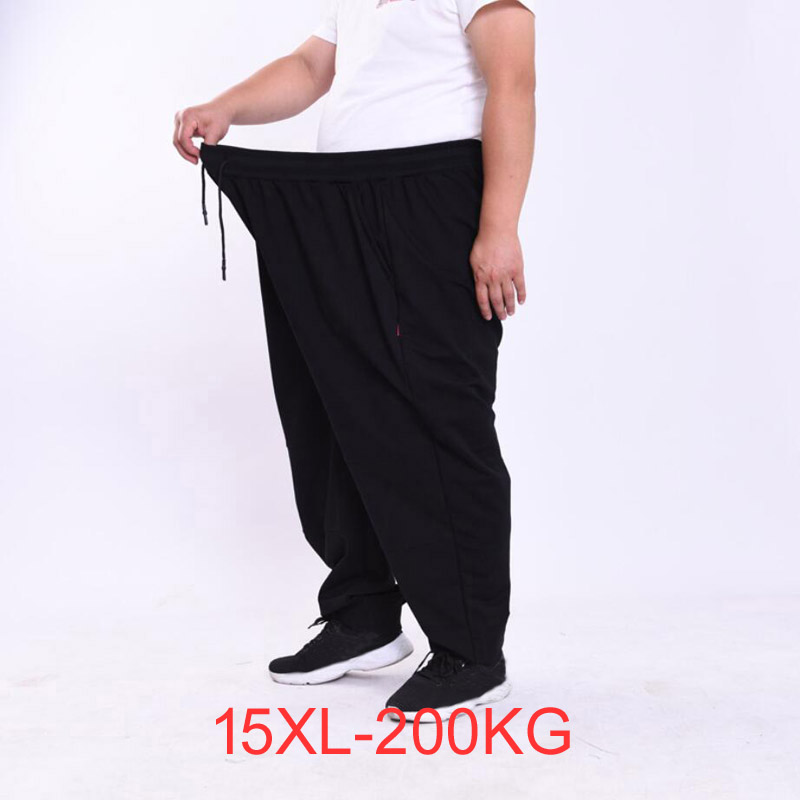 Running Pant Jogger - حجم كبير 14XL 15XL رجل عادية