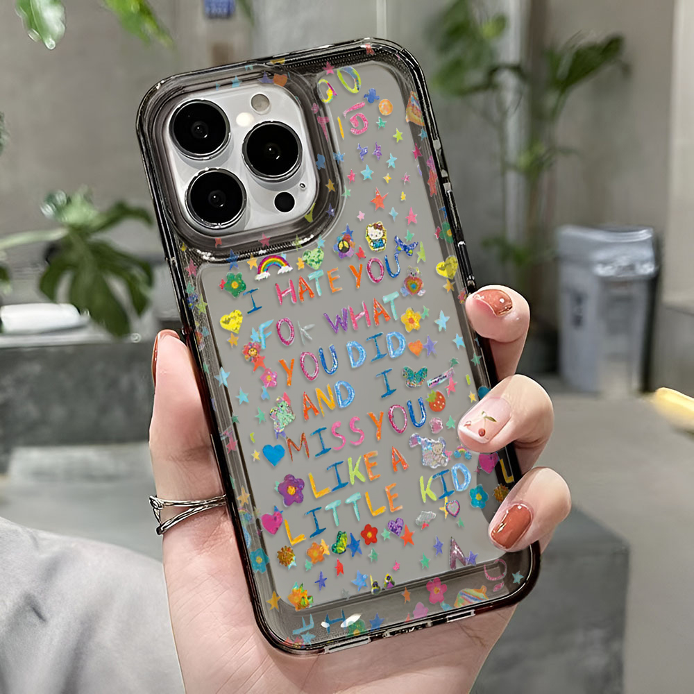 غطاء سيليكون ملون بطباعة حروف  - مراجعة Street Fashion Quotes وسعره