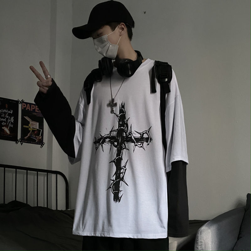 الجرونج ملابس النساء طويلة الأ - مراجعة Street Fashion Goth وسعره