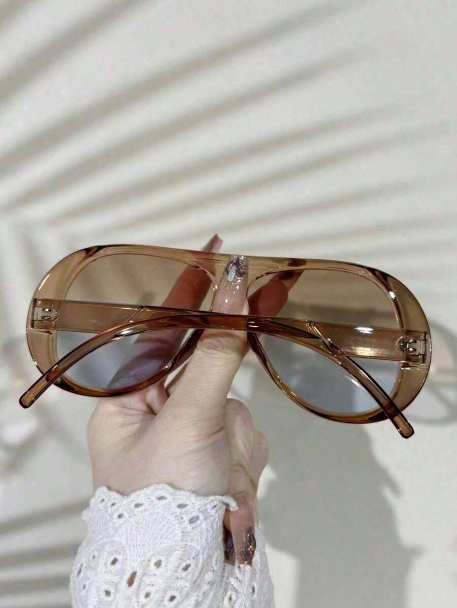 نظارة مربعة كبيرة الحجم بتصميم - مراجعة Street Fashion Brand وسعره