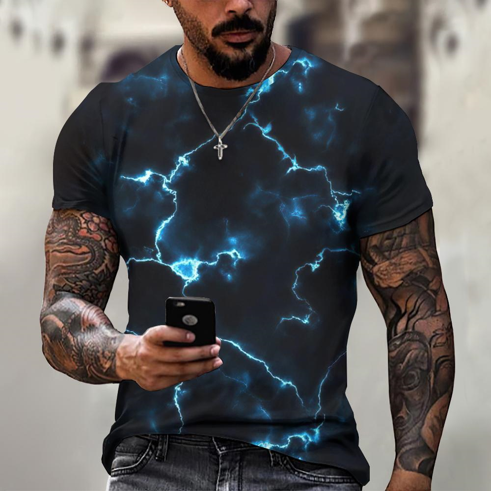 تي شيرت برسومات مضيئة للرجال ، - مراجعة Street Fashion Style Male وسعره