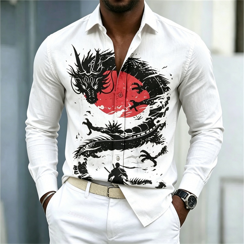 قميص رجالي جديد لعام 2026 بنمط - مراجعة Street For Fashion وسعره