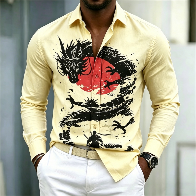 قميص رجالي جديد لعام 2026 بنمط - مراجعة Street For Fashion وسعره