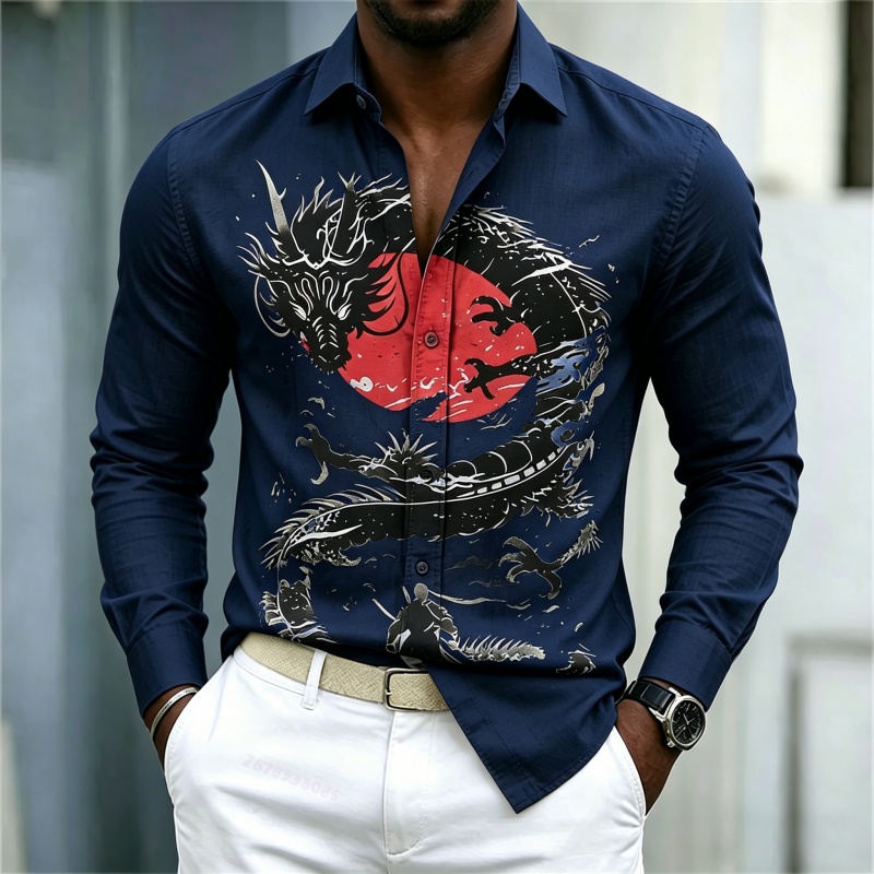قميص رجالي جديد لعام 2026 بنمط - مراجعة Street For Fashion وسعره