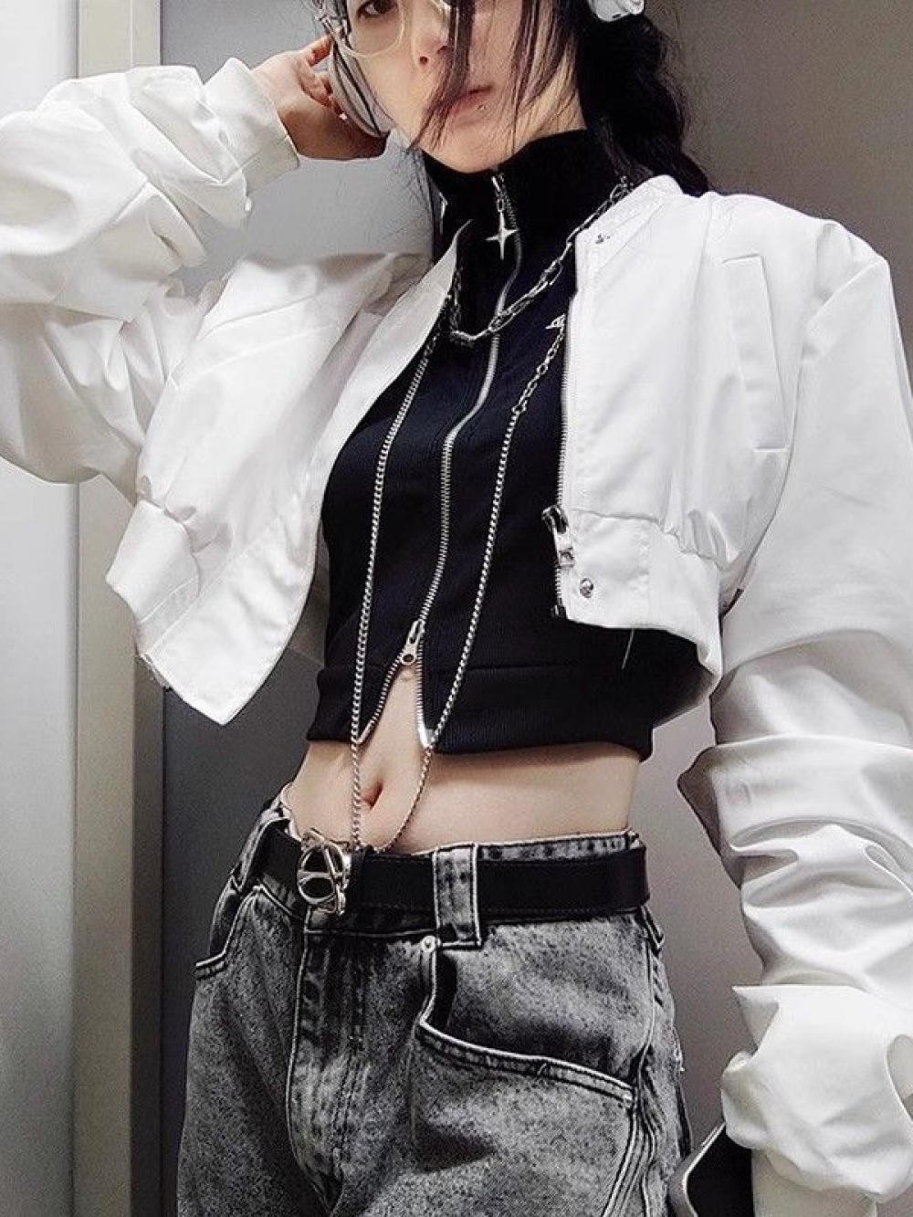 صدرية صيفية جديدة 2026 بتصميم  - مراجعة Street Fashion Goth وسعره