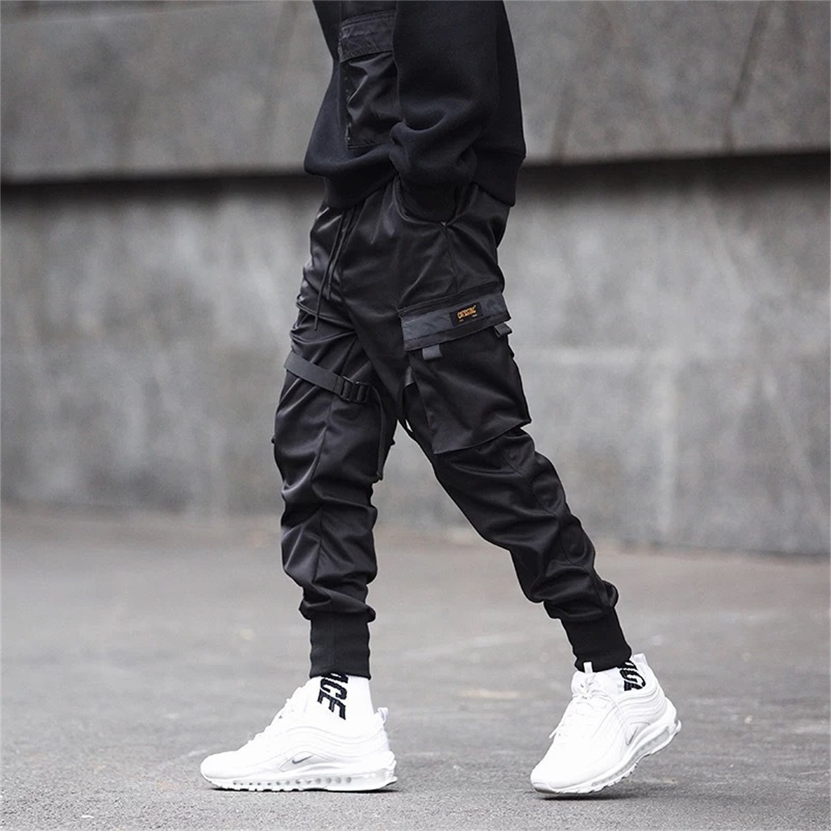بنطال كارجو هيب هوب للرجال ، ب - مراجعة Street Fashion Brand وسعره