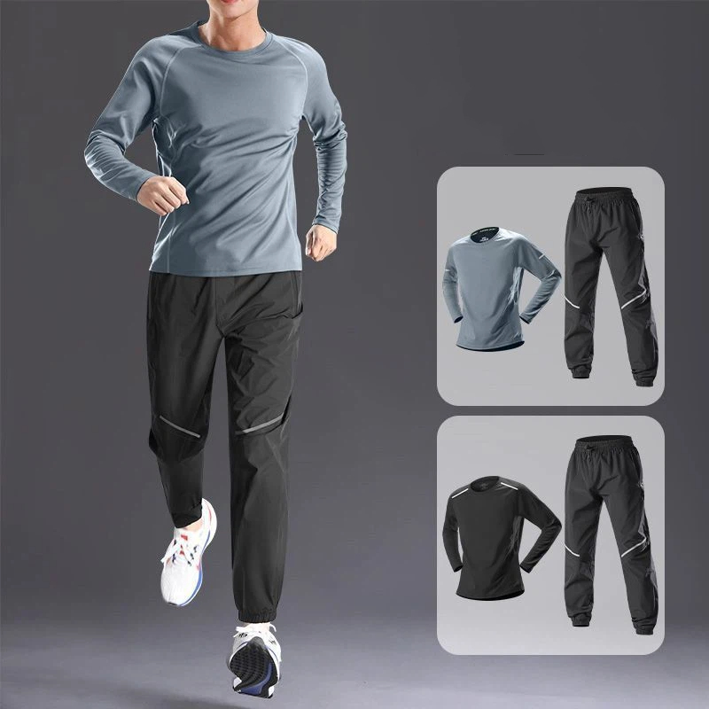 طقم رجالي صيفي من قماش الحرير  - مراجعة Running Pant Jogger وسعره