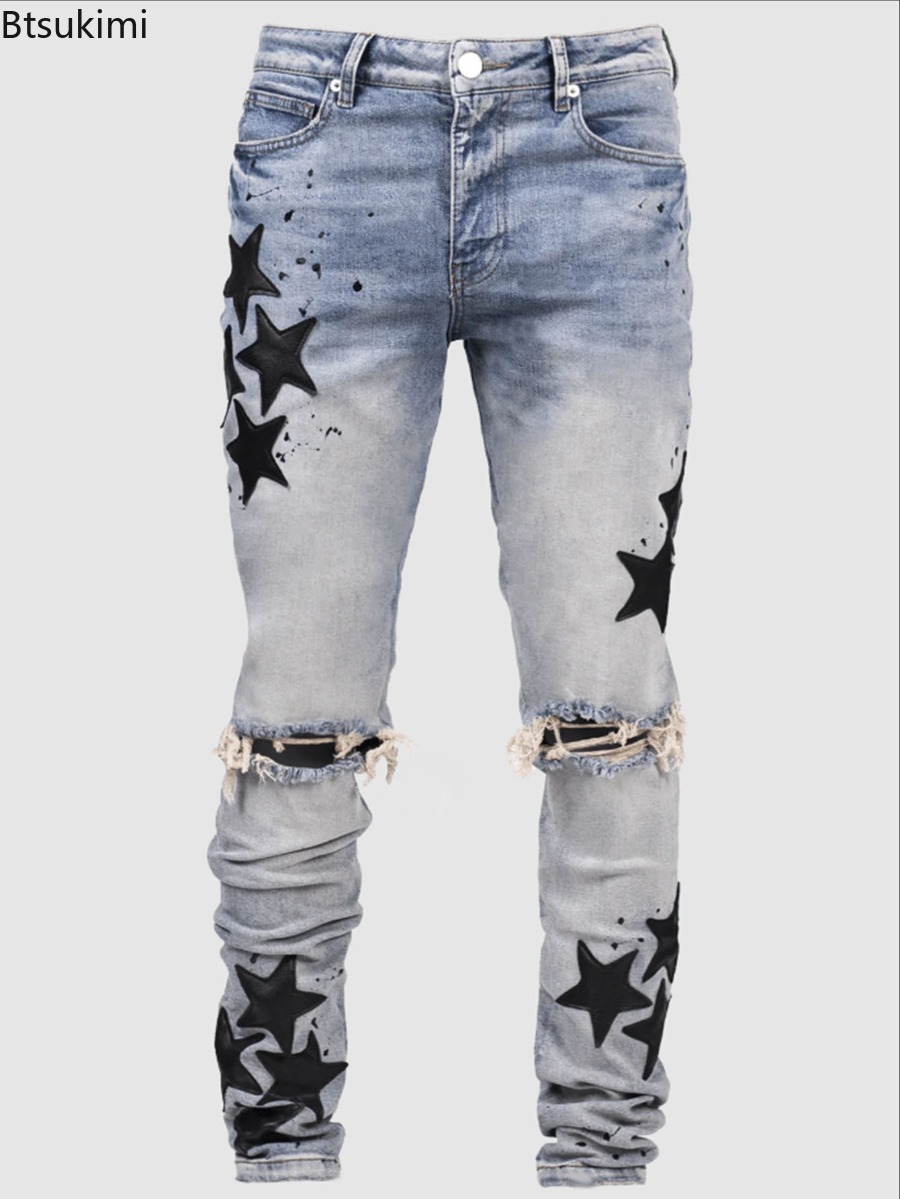 جينز رجالي جديد بخصر متوسط ومر - مراجعة Street Fashion Style Male وسعره